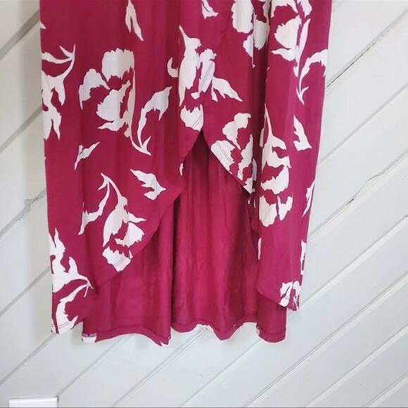 Isabel Maternity Burgundy Floral Dress XS - Picture 5 of 7